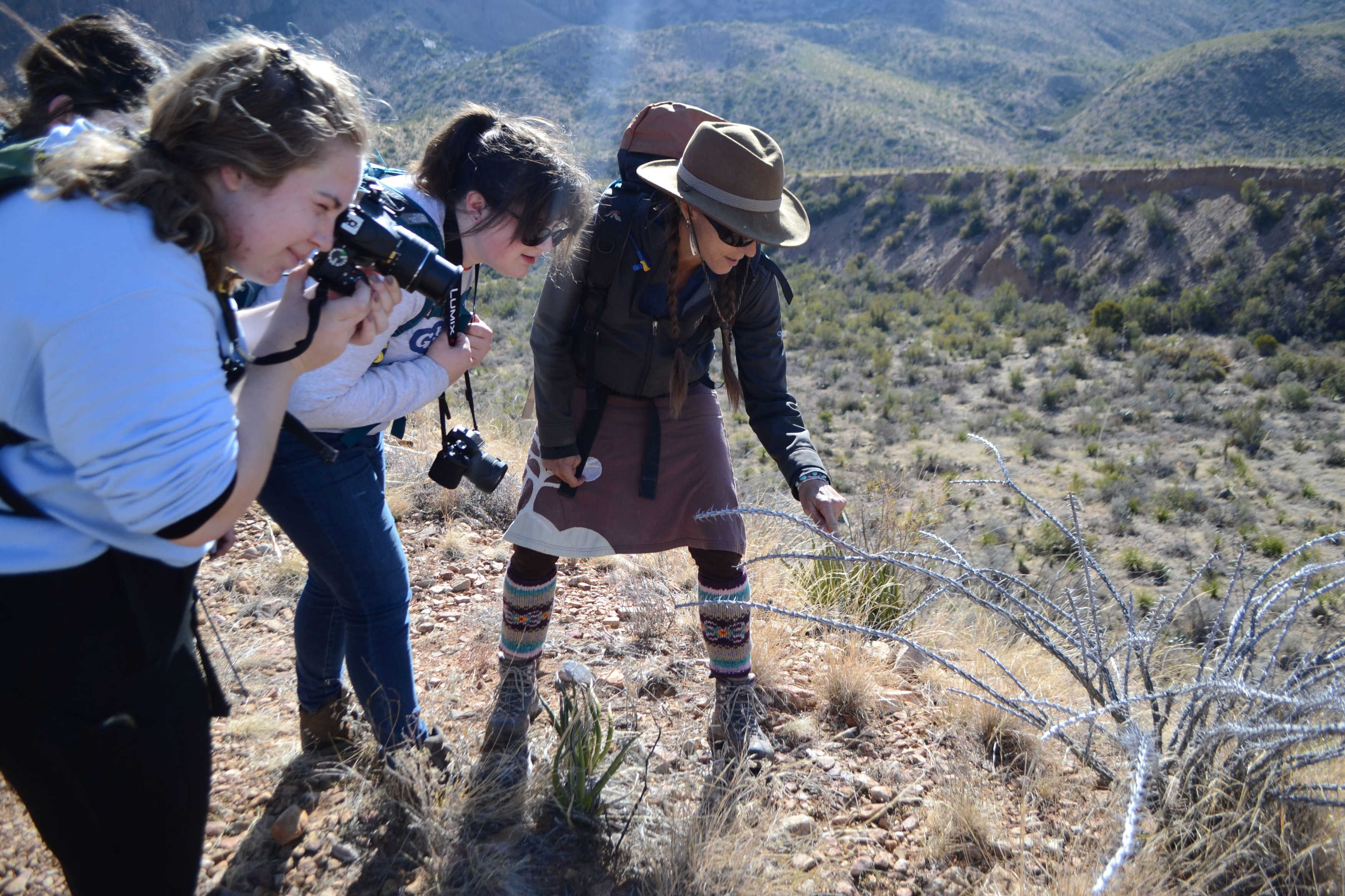 Lecture in the desert